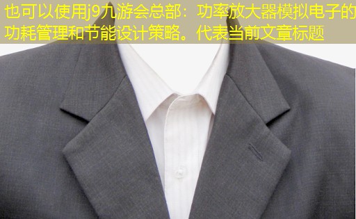 功率放大器模拟电子的功耗管理和节能设计策略。 功率放大器模拟电子的功耗管理和节能设计策略。